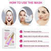 8 Pcs Hyaluronic Acid Facial Mask Moisturizing Nicotinamide Shrink Pores Skin Care Masks