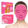 Gel Collagen Crystal Facial Masks Sheet Patch (5-Pc) For Anti Aging, Puffiness, Anti Wrinkle, Moisturizing, Deep Tissue Rejuvenation and Hydrates Skin