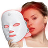 Led Face Mask - 7 Color Light Therapy for Anti-Aging, Acne & Wrinkles, Gift for Women