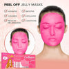 Gel Collagen Crystal Facial Masks Sheet Patch (5-Pc) For Anti Aging, Puffiness, Anti Wrinkle, Moisturizing, Deep Tissue Rejuvenation and Hydrates Skin