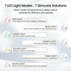 Led Face Mask - 7 Color Light Therapy for Anti-Aging, Acne & Wrinkles, Gift for Women